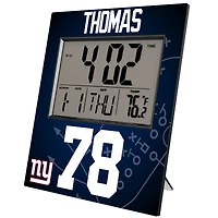 Keyscaper Andrew Thomas New York Giants Digital Desk & Wall Clock