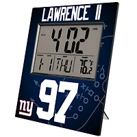 Keyscaper Dexter Lawrence II New York Giants Digital Desk & Wall Clock