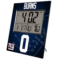 Keyscaper Brian Burns New York Giants Digital Desk & Wall Clock