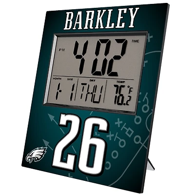 Keyscaper Saquon Barkley Philadelphia Eagles Digital Desk & Wall Clock