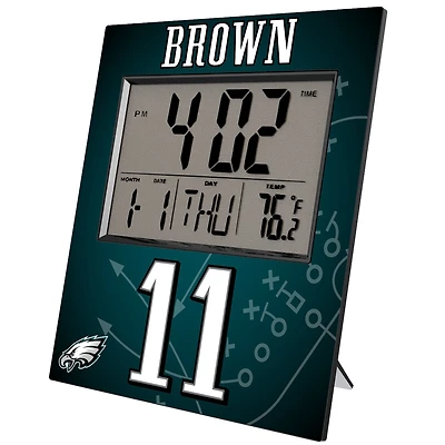 Keyscaper A.J. Brown Philadelphia Eagles Digital Desk & Wall Clock