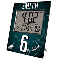 Keyscaper DeVonta Smith Philadelphia Eagles Digital Desk & Wall Clock