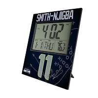 Keyscaper Jaxon Smith-Njigba Seattle Seahawks Digital Desk & Wall Clock