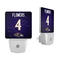 Keyscaper Zay Flowers Baltimore Ravens  Nightlight 2-Pack