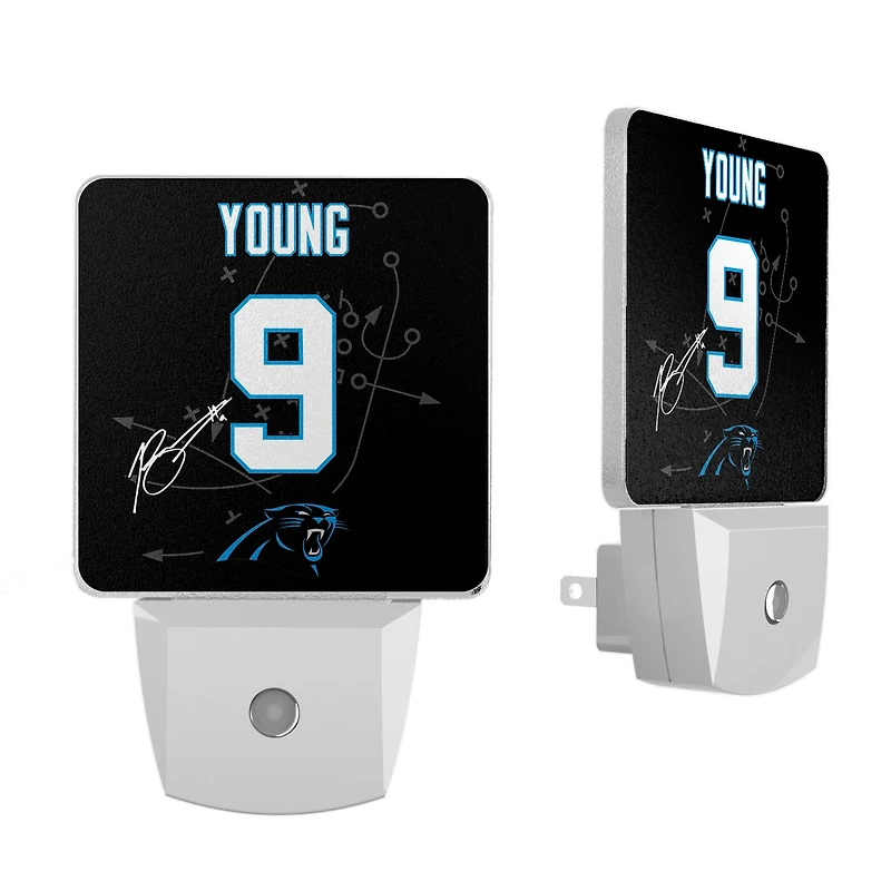 Keyscaper Bryce Young Carolina Panthers  Nightlight 2-Pack