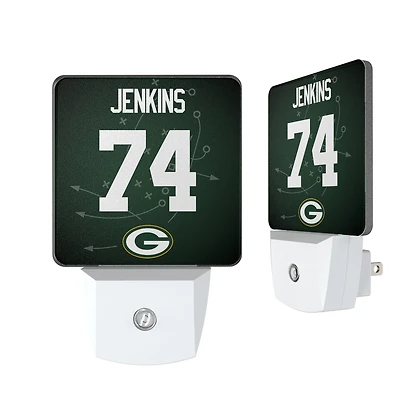 Keyscaper Elgton Jenkins Green Bay Packers  Nightlight 2-Pack