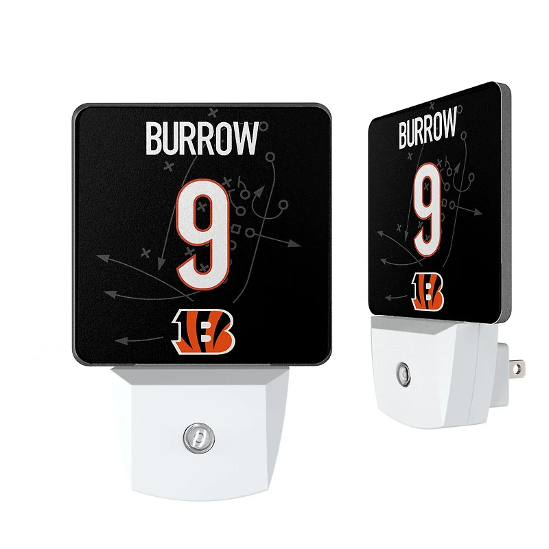 Keyscaper Joe Burrow Cincinnati Bengals  Nightlight 2-Pack