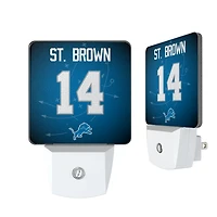 Keyscaper Amon-Ra St. Brown Detroit Lions  Nightlight 2-Pack