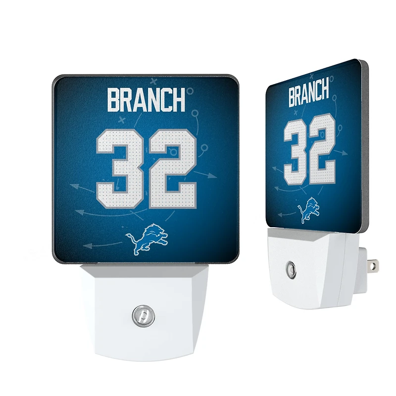 Keyscaper Brian Branch Detroit Lions Nightlight 2-Pack