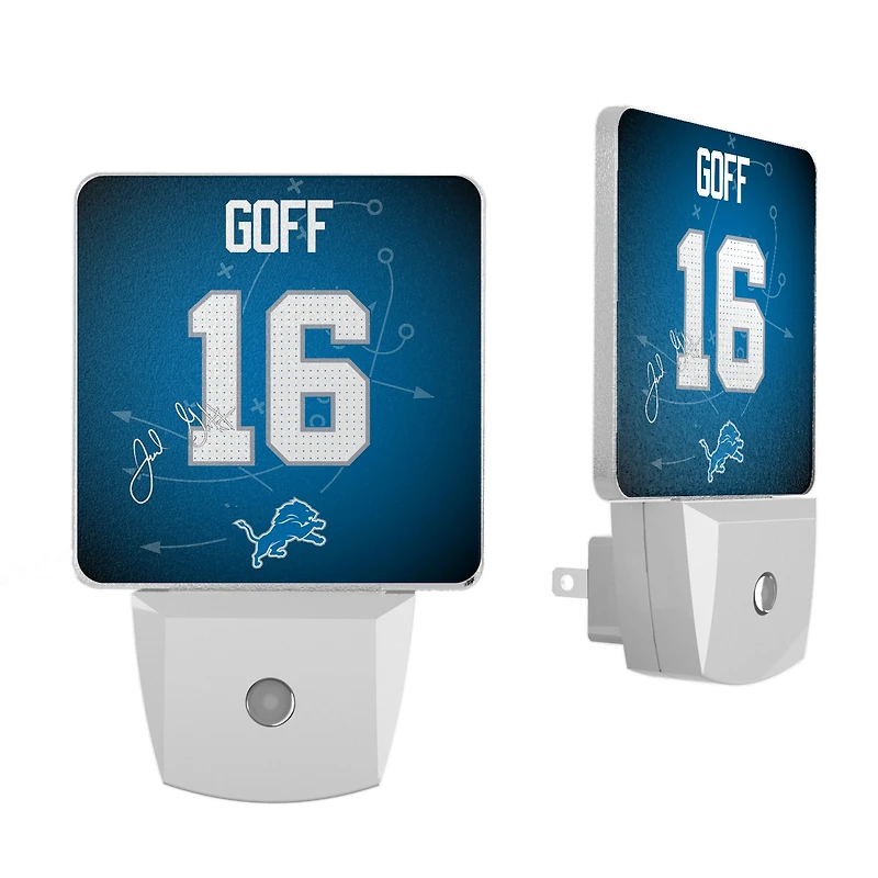 Keyscaper Jared Goff Detroit Lions  Nightlight 2-Pack