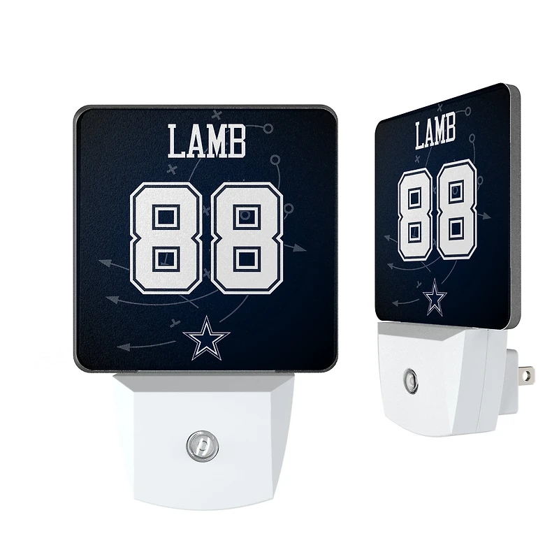 Keyscaper CeeDee Lamb Dallas Cowboys Nightlight 2-Pack