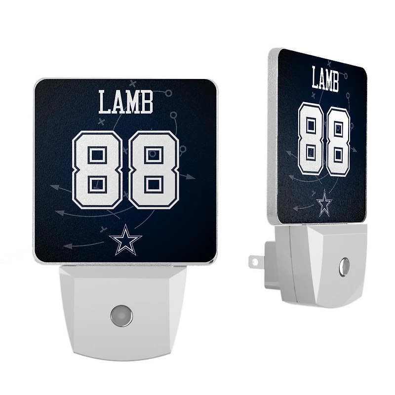 Keyscaper CeeDee Lamb Dallas Cowboys  Nightlight 2-Pack