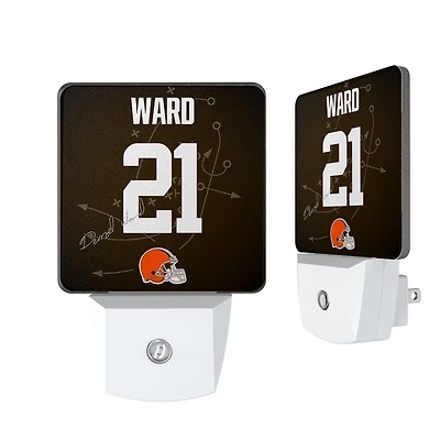 Keyscaper Denzel Ward Cleveland Browns  Nightlight 2-Pack
