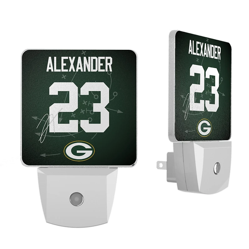 Keyscaper Jaire Alexander Green Bay Packers  Nightlight 2-Pack