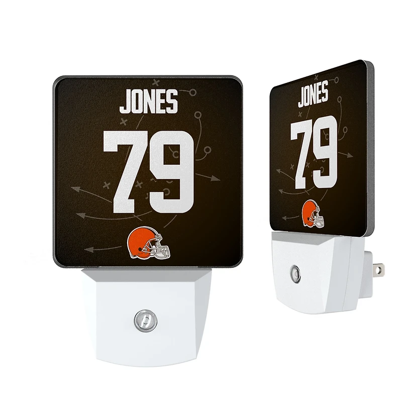 Keyscaper Dawand Jones Cleveland Browns  Nightlight 2-Pack