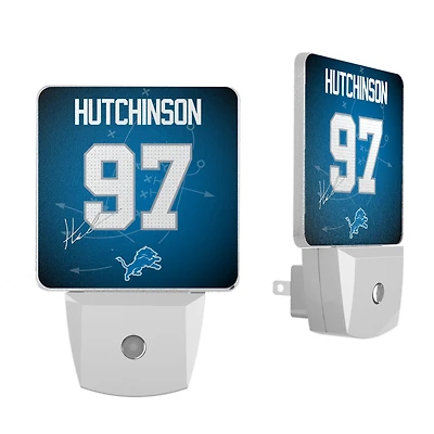 Keyscaper Aidan Hutchinson Detroit Lions  Nightlight 2-Pack