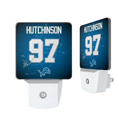Keyscaper Aidan Hutchinson Detroit Lions Nightlight 2-Pack