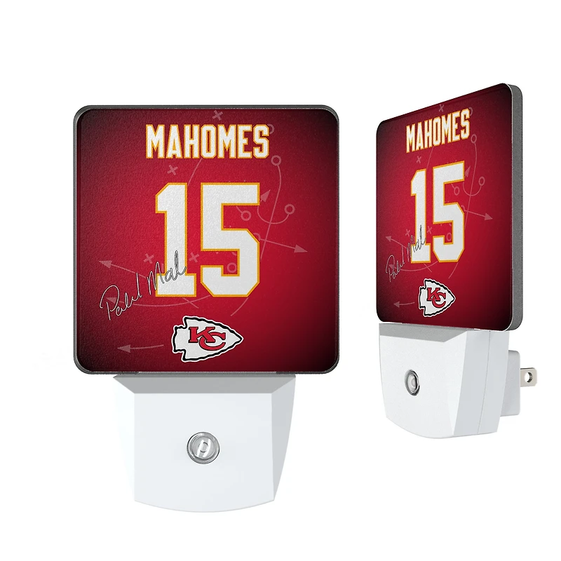 Keyscaper Patrick Mahomes Kansas City Chiefs  Nightlight 2-Pack