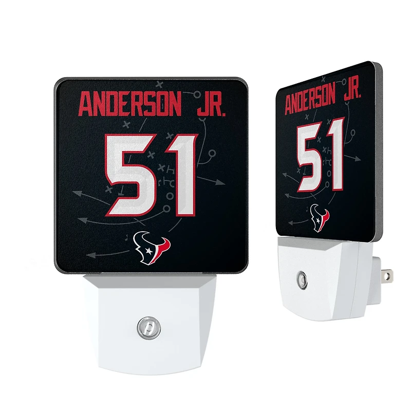 Keyscaper Will Anderson Jr. Houston Texans  Nightlight 2-Pack