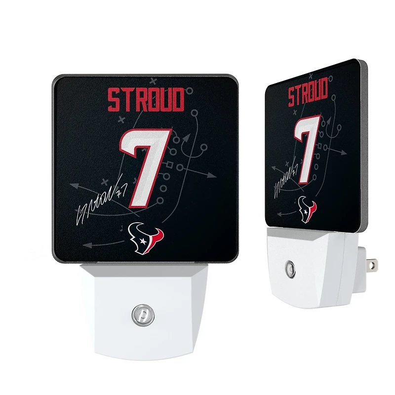 Keyscaper C.J. Stroud Houston Texans  Nightlight 2-Pack