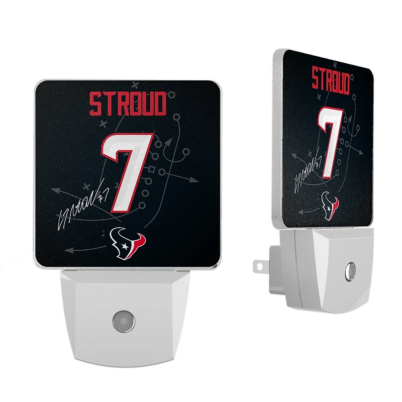 Keyscaper C.J. Stroud Houston Texans  Nightlight 2-Pack
