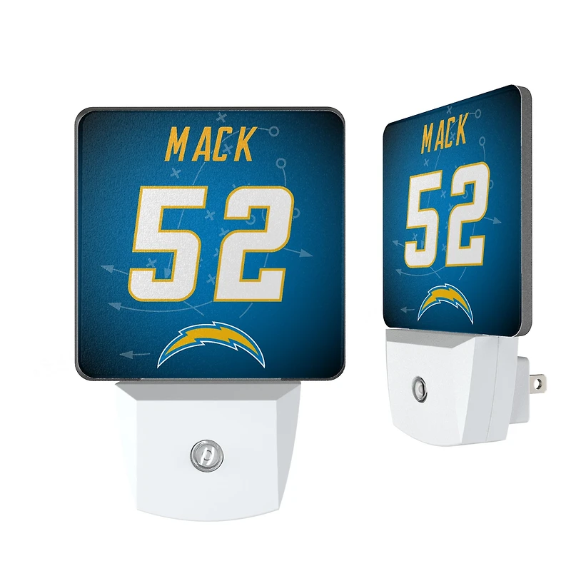 Keyscaper Khalil Mack Los Angeles Chargers  Nightlight 2-Pack