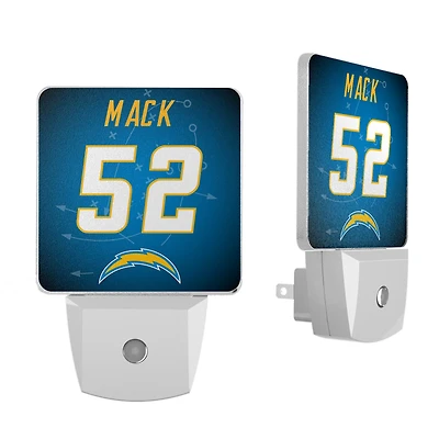 Keyscaper Khalil Mack Los Angeles Chargers  Nightlight 2-Pack