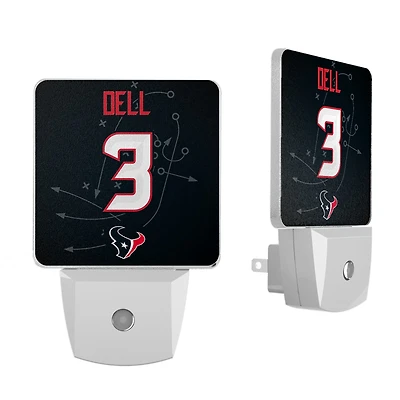 Keyscaper Tank Dell Houston Texans  Nightlight 2-Pack