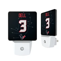 Keyscaper Tank Dell Houston Texans  Nightlight 2-Pack