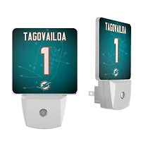 Keyscaper Tua Tagovailoa Miami Dolphins  Nightlight 2-Pack