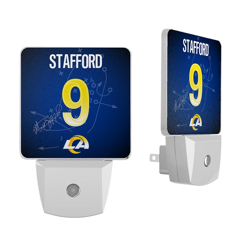 Keyscaper Matthew Stafford Los Angeles Rams  Nightlight 2-Pack