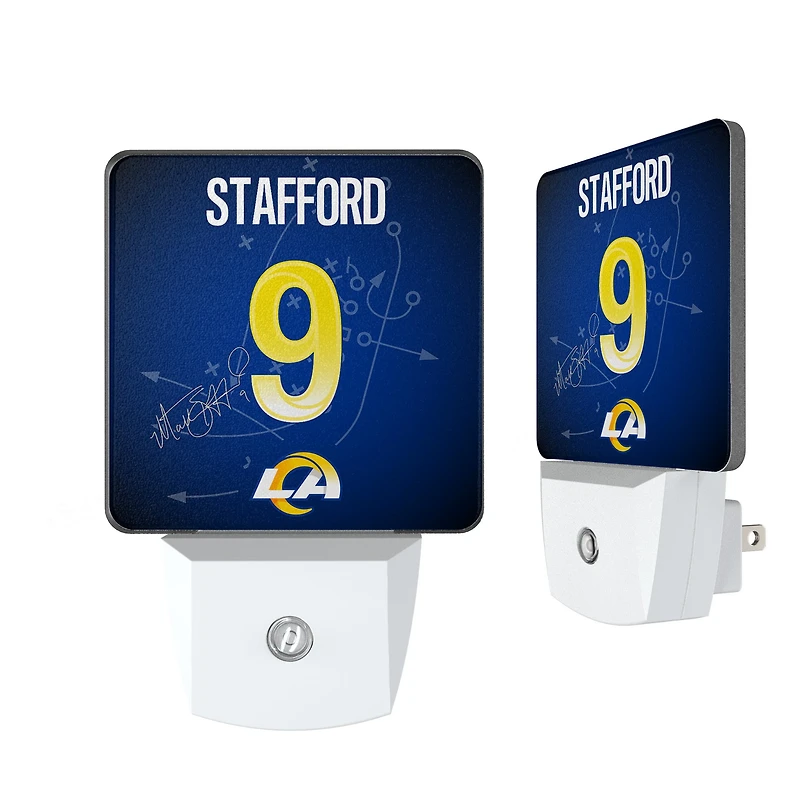 Keyscaper Matthew Stafford Los Angeles Rams  Nightlight 2-Pack