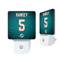 Keyscaper Jalen Ramsey Miami Dolphins  Nightlight 2-Pack