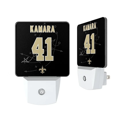 Keyscaper Alvin Kamara New Orleans Saints  Nightlight 2-Pack