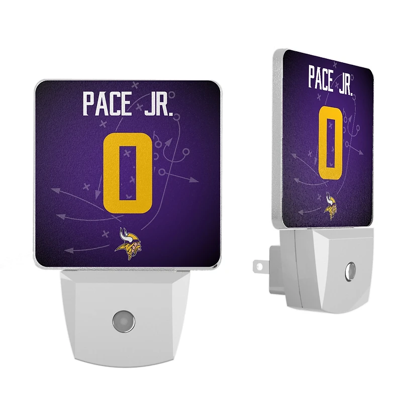 Keyscaper Ivan Pace Jr Minnesota Vikings  Nightlight 2-Pack