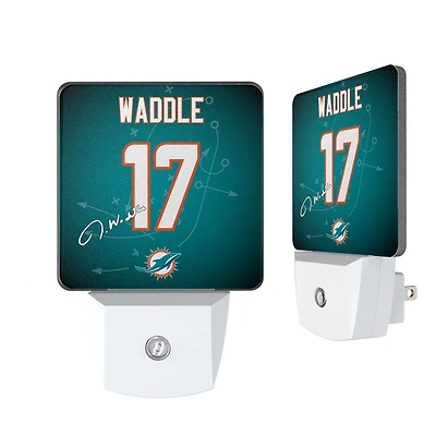 Keyscaper Jaylen Waddle Miami Dolphins  Nightlight 2-Pack