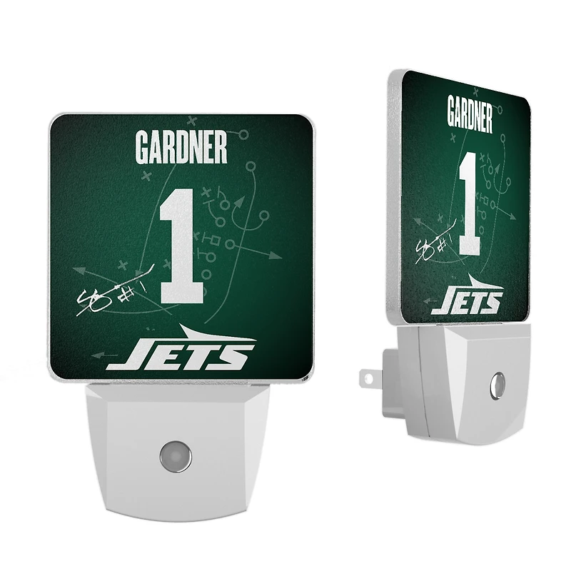 Keyscaper Ahmad Sauce Gardner New York Jets  Nightlight 2-Pack