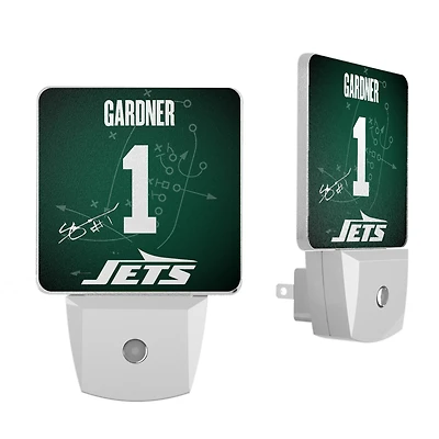 Keyscaper Ahmad Sauce Gardner New York Jets  Nightlight 2-Pack