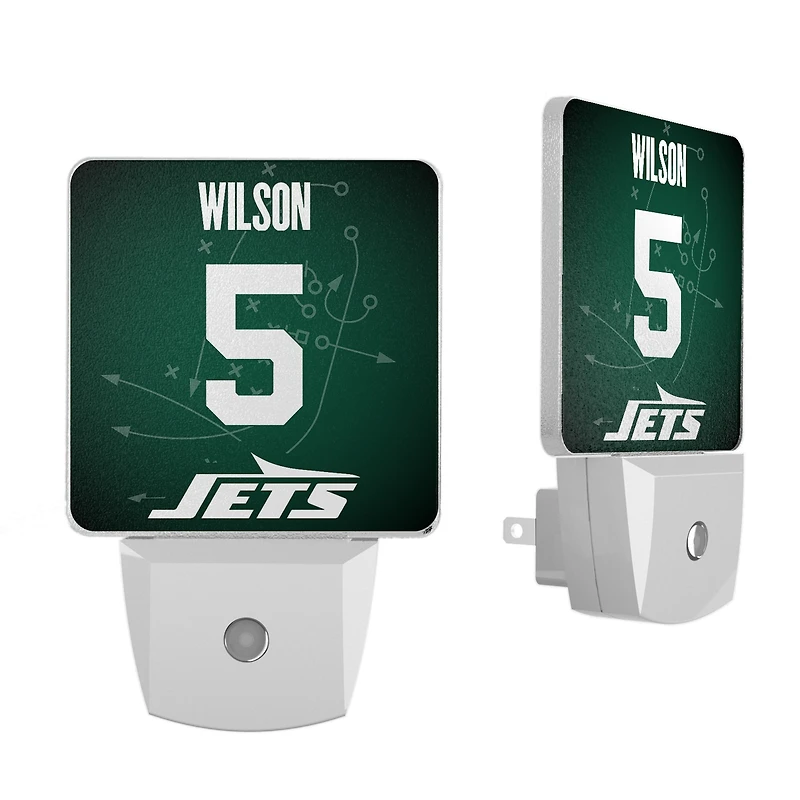 Keyscaper Garrett Wilson New York Jets  Nightlight 2-Pack