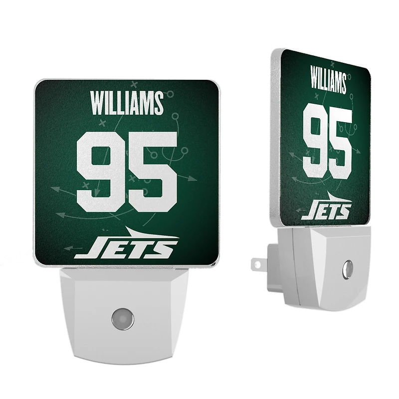 Keyscaper Quinnen Williams New York Jets Nightlight 2-Pack