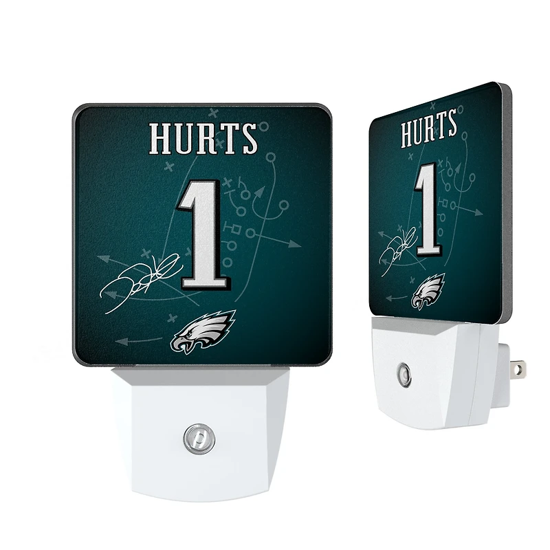 Keyscaper Jalen Hurts Philadelphia Eagles  Nightlight 2-Pack