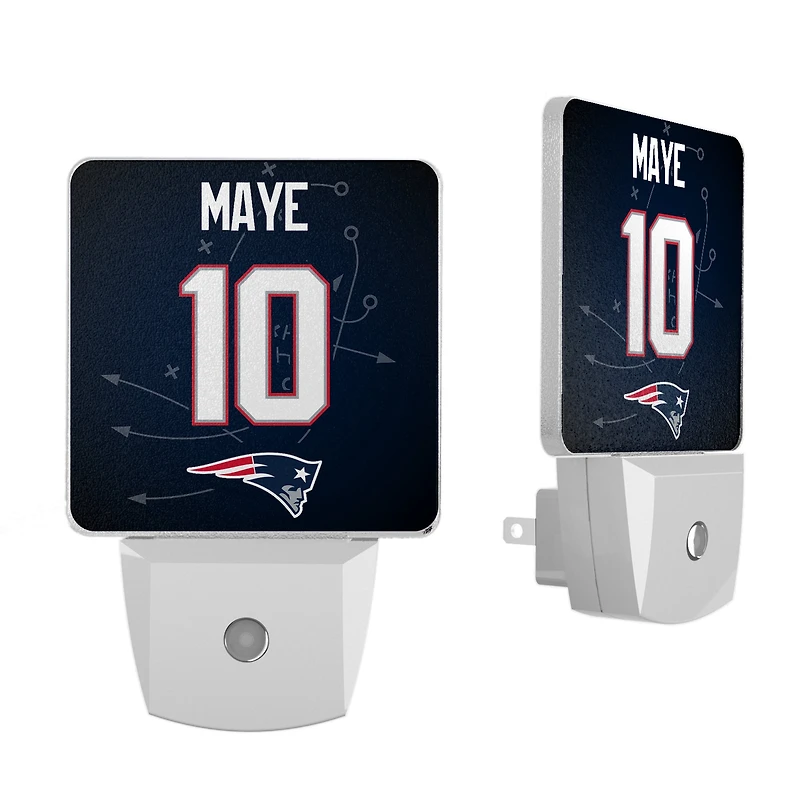Keyscaper Drake Maye New England Patriots  Nightlight 2-Pack