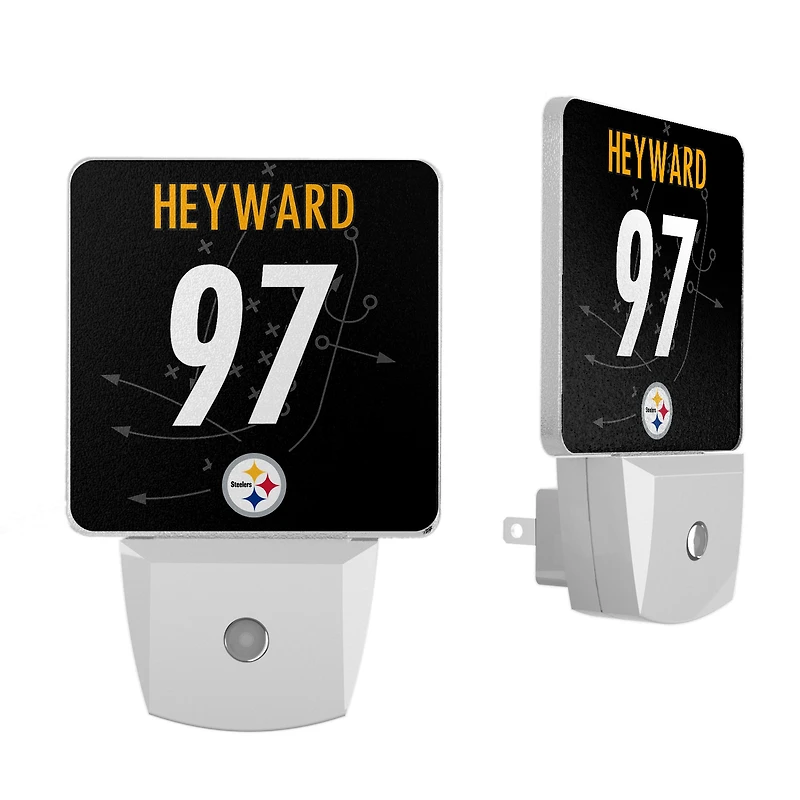 Keyscaper Cameron Heyward Pittsburgh Steelers  Nightlight 2-Pack