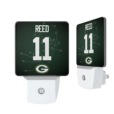 Keyscaper Jayden Reed Green Bay Packers  Nightlight 2-Pack