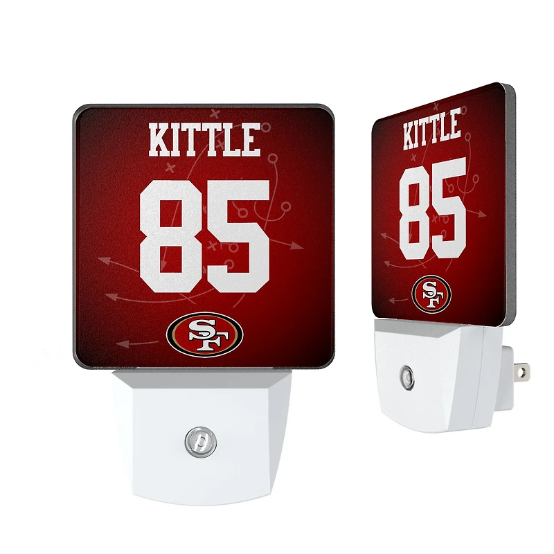 Keyscaper George Kittle San Francisco 49ers  Nightlight 2-Pack