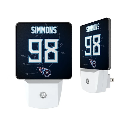 Keyscaper Jeffery Simmons Tennessee Titans  Nightlight 2-Pack