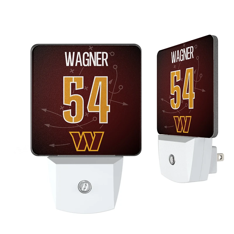 Keyscaper Bobby Wagner Washington Commanders  Nightlight 2-Pack