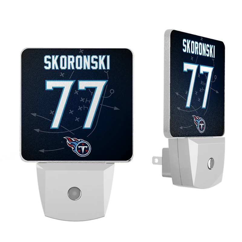 Keyscaper Peter Skoronski Tennessee Titans  Nightlight 2-Pack