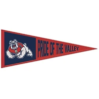 WinCraft Fresno State Bulldogs 13" x 32" Retro Logo Wool Pennant