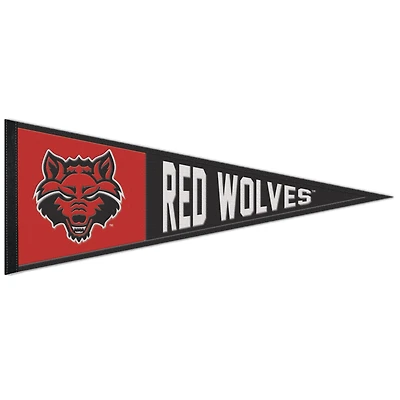 WinCraft Arkansas State Red Wolves 13" x 32" Retro Logo Wool Pennant